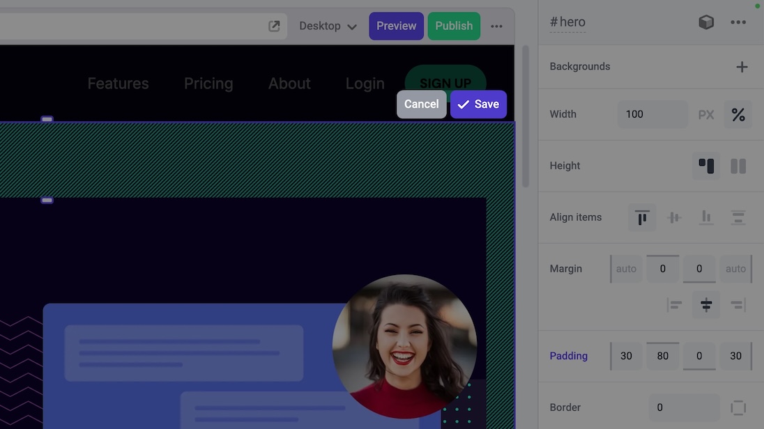 saving changes to a global
component